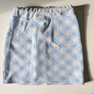 Coton skirt gingham